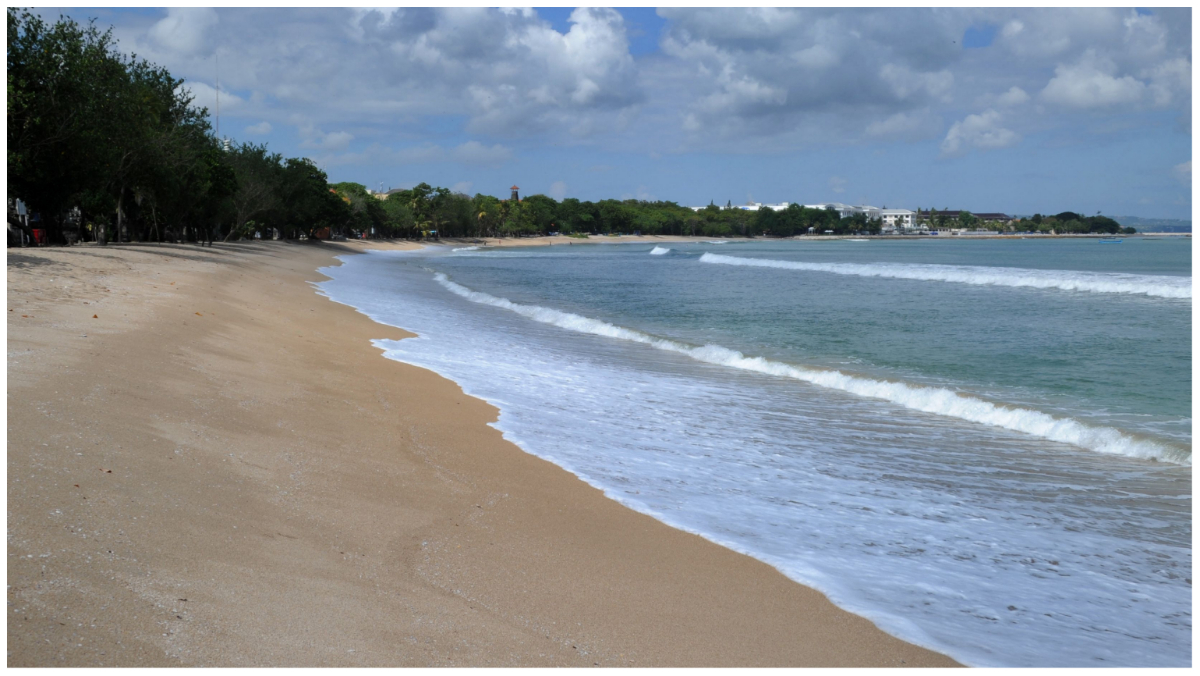 A beach in Indonesia