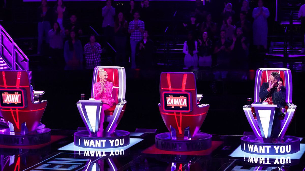 Gwen Stefani and Blake Shelton