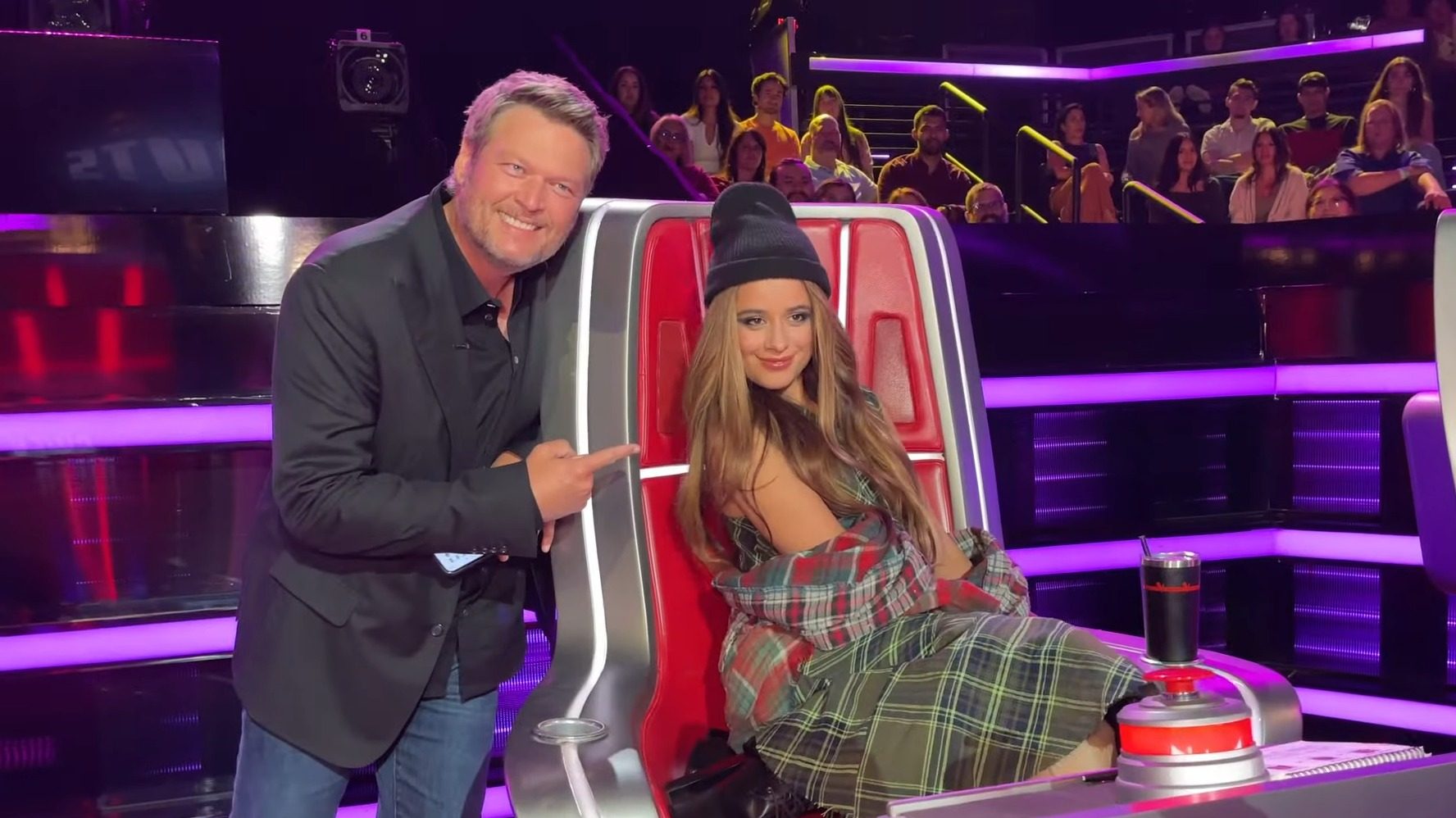 Blake Shelton and Camila Cabello