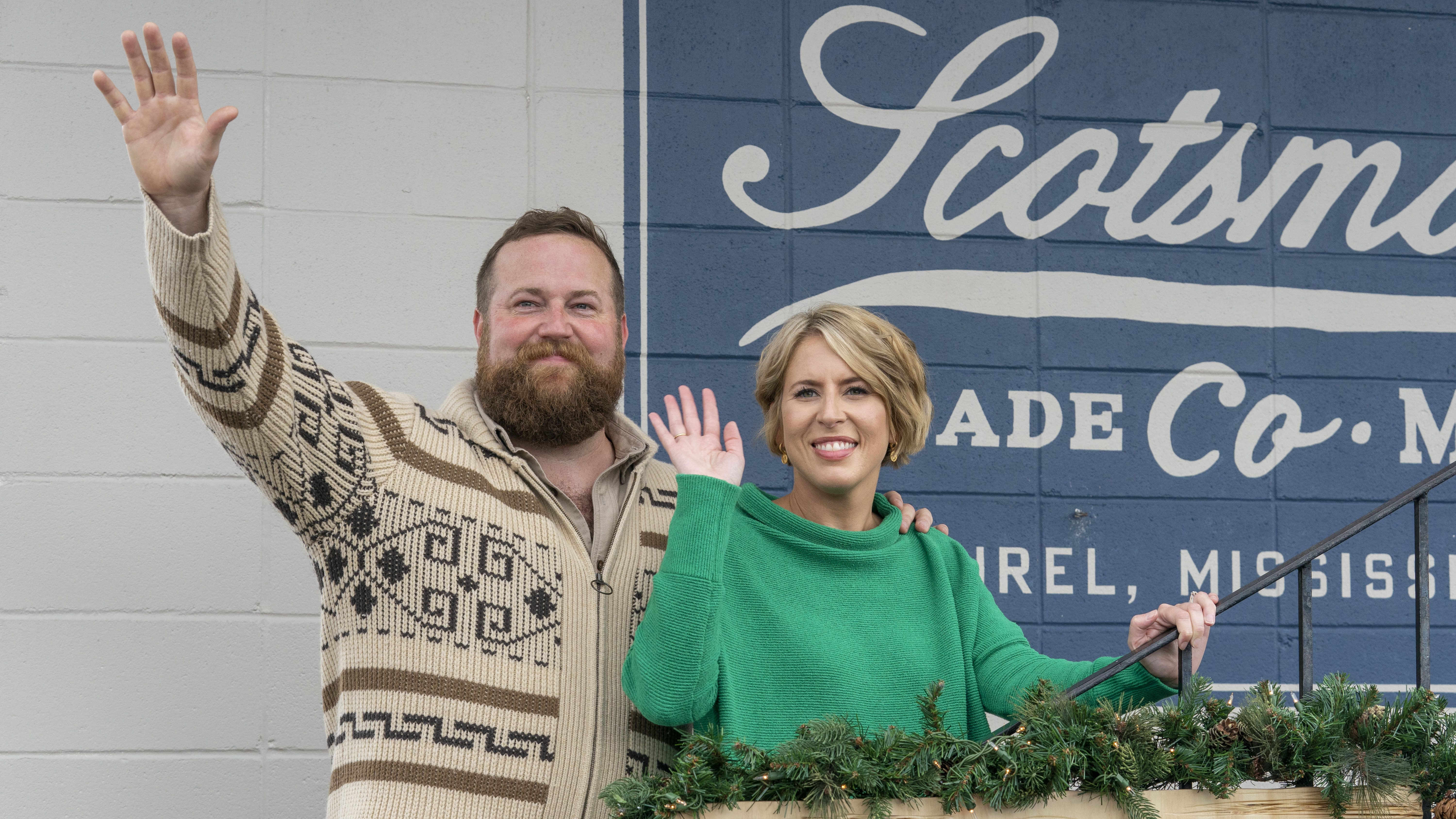 Ben & Erin Napier in "A Christmas Open House"