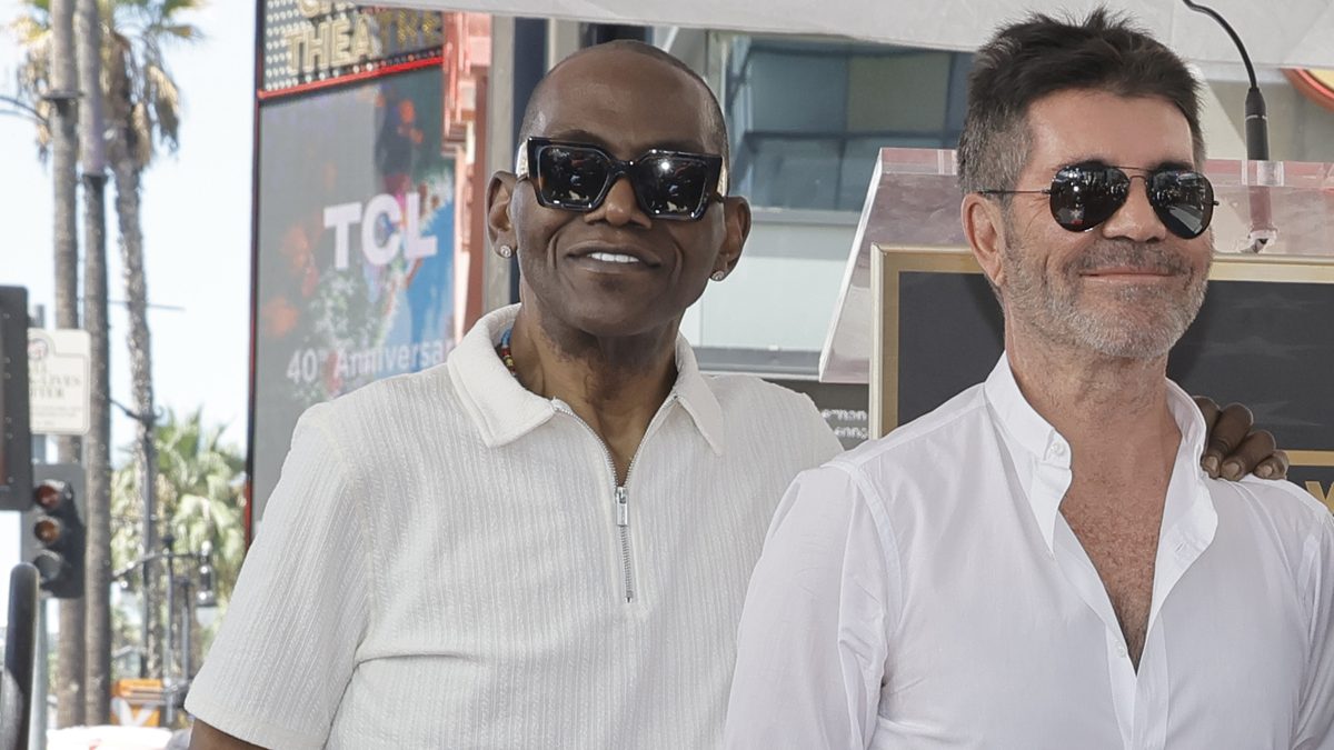 Randy Jackson and Simon Cowell