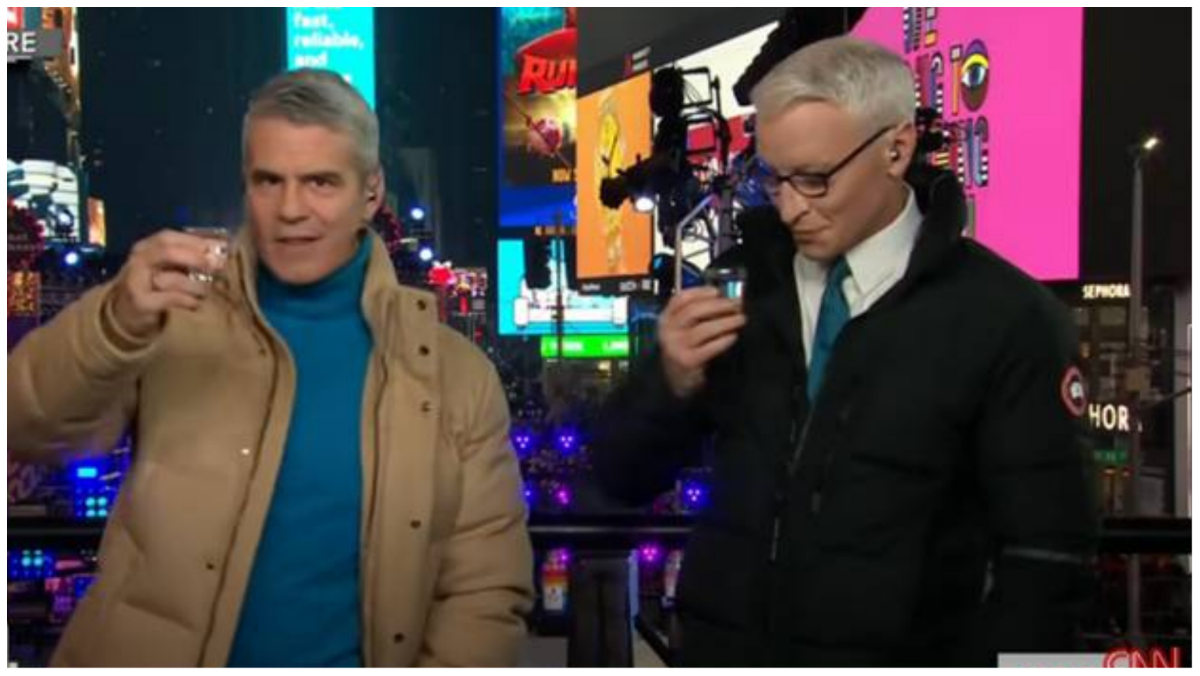 Andy Cohen and Anderson Cooper