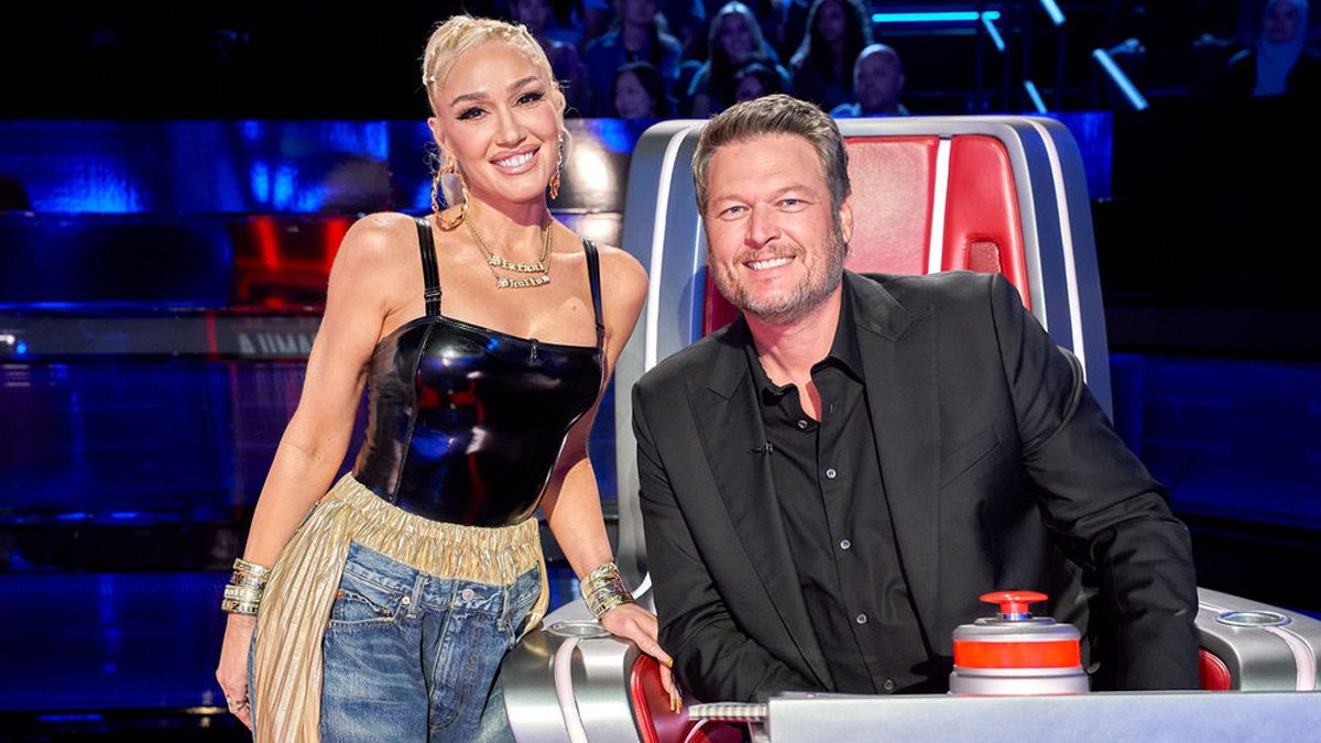 Gwen Stefani and Blake Shelton