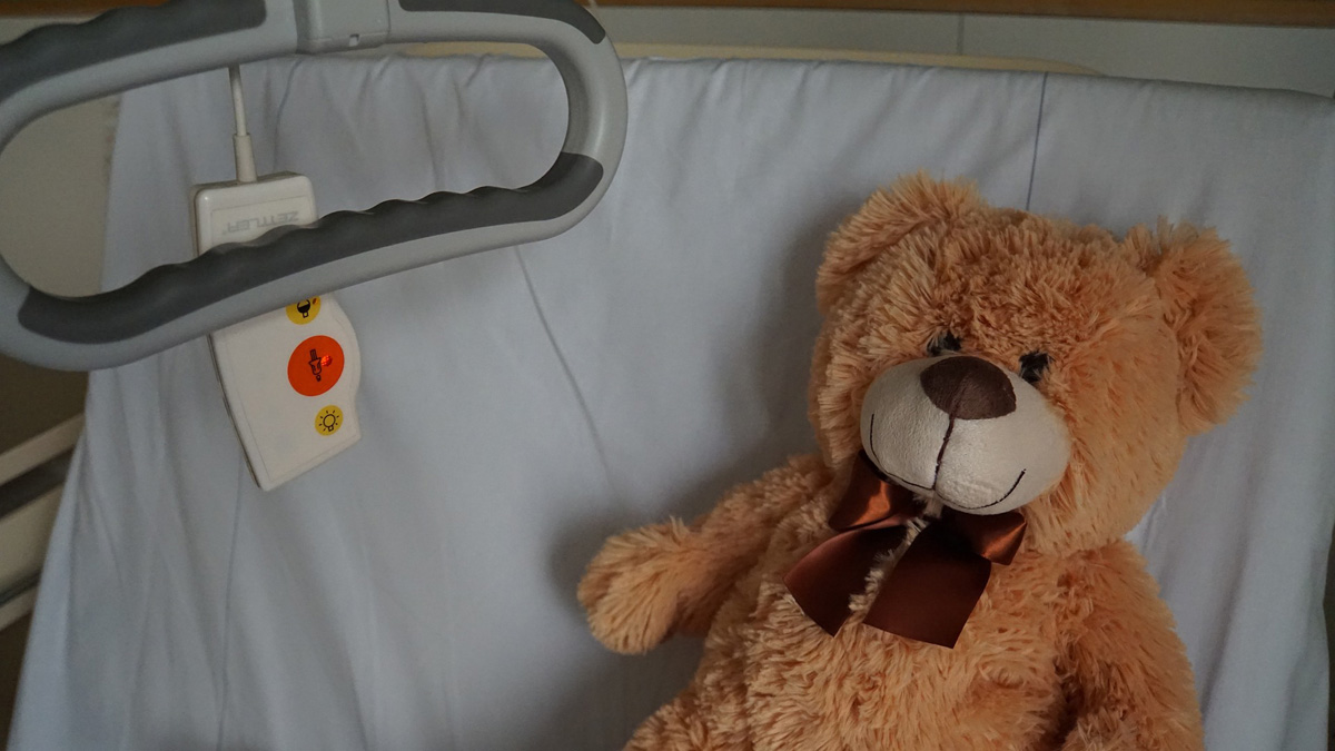 Teddy bear in hospital