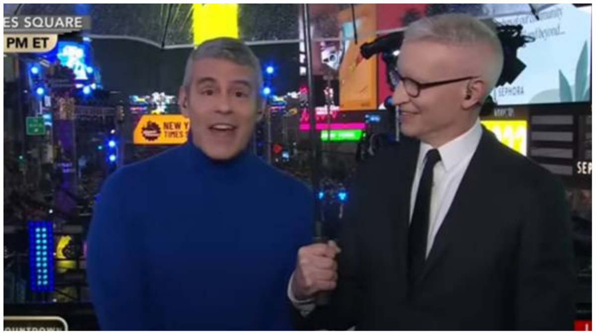 Andy Cohen and Anderson Cooper