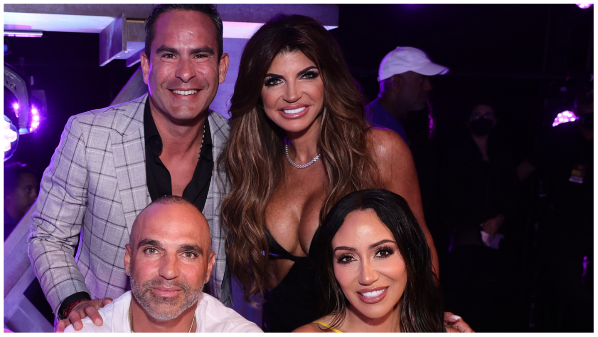 Luis Ruelas, Teresa Giudice, Joe Gorga, and Melissa Gorga in 2022.
