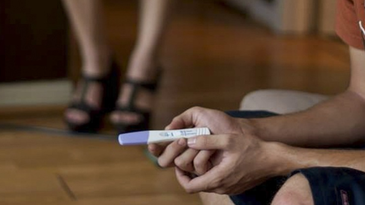 A pregnancy test.