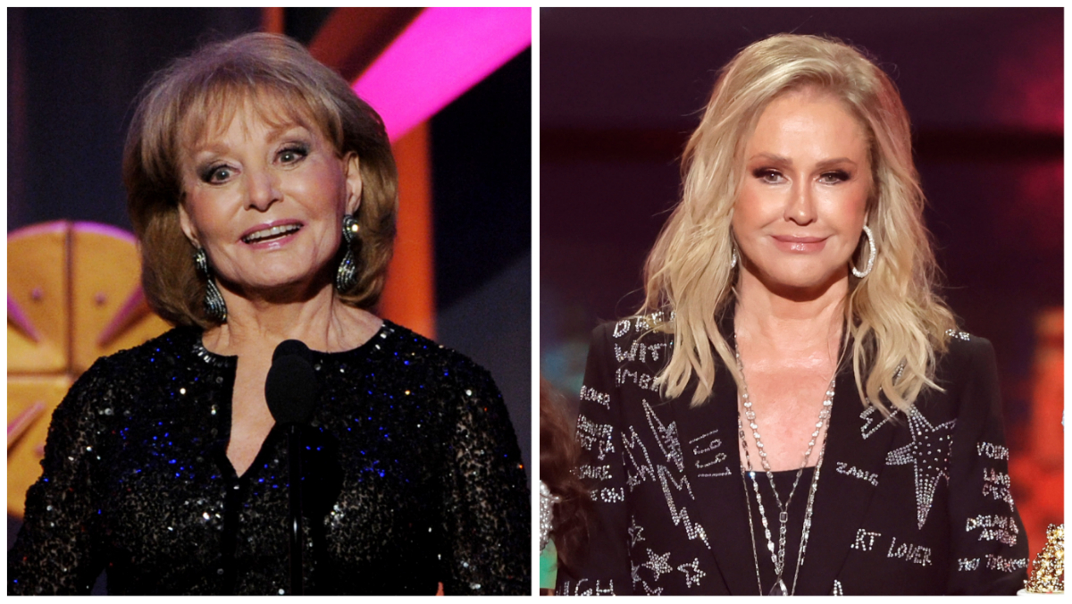 Barbara Walters and Kathy Hilton
