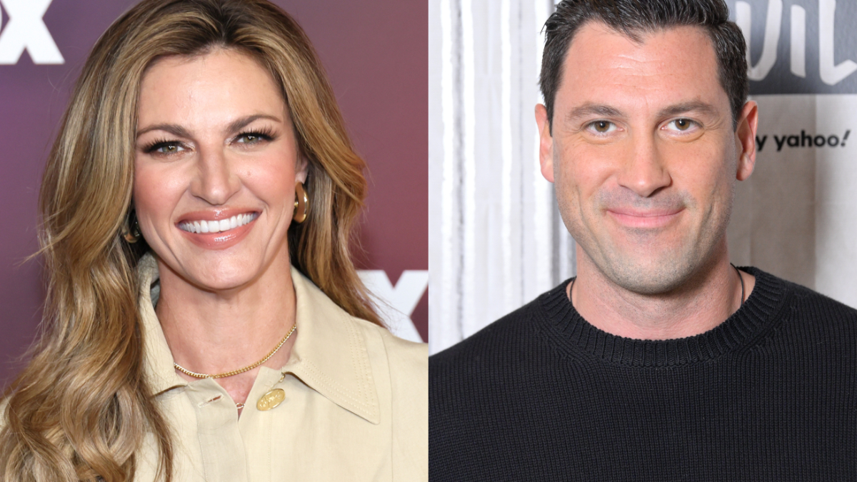 Erin Andrews and Maks Chmerkovskiy.