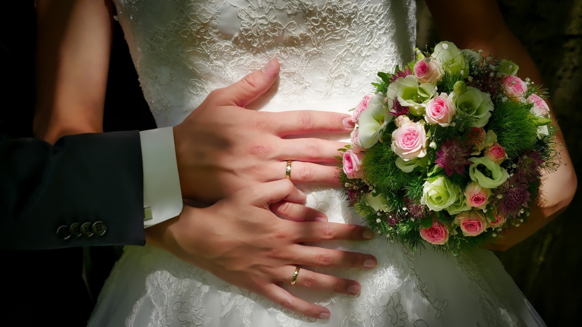 Bride and groom