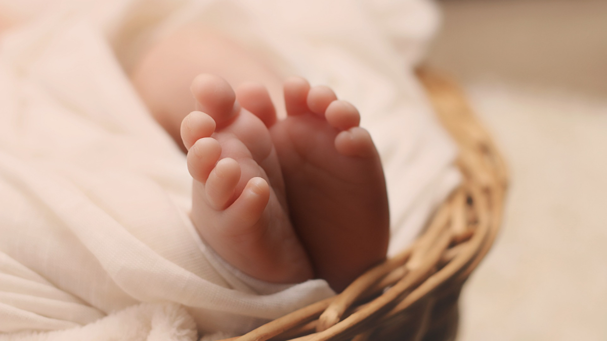 Baby feet.
