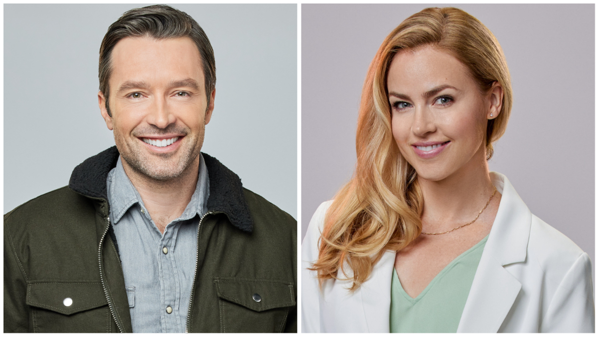 Carlo Marks and Amanda Schull