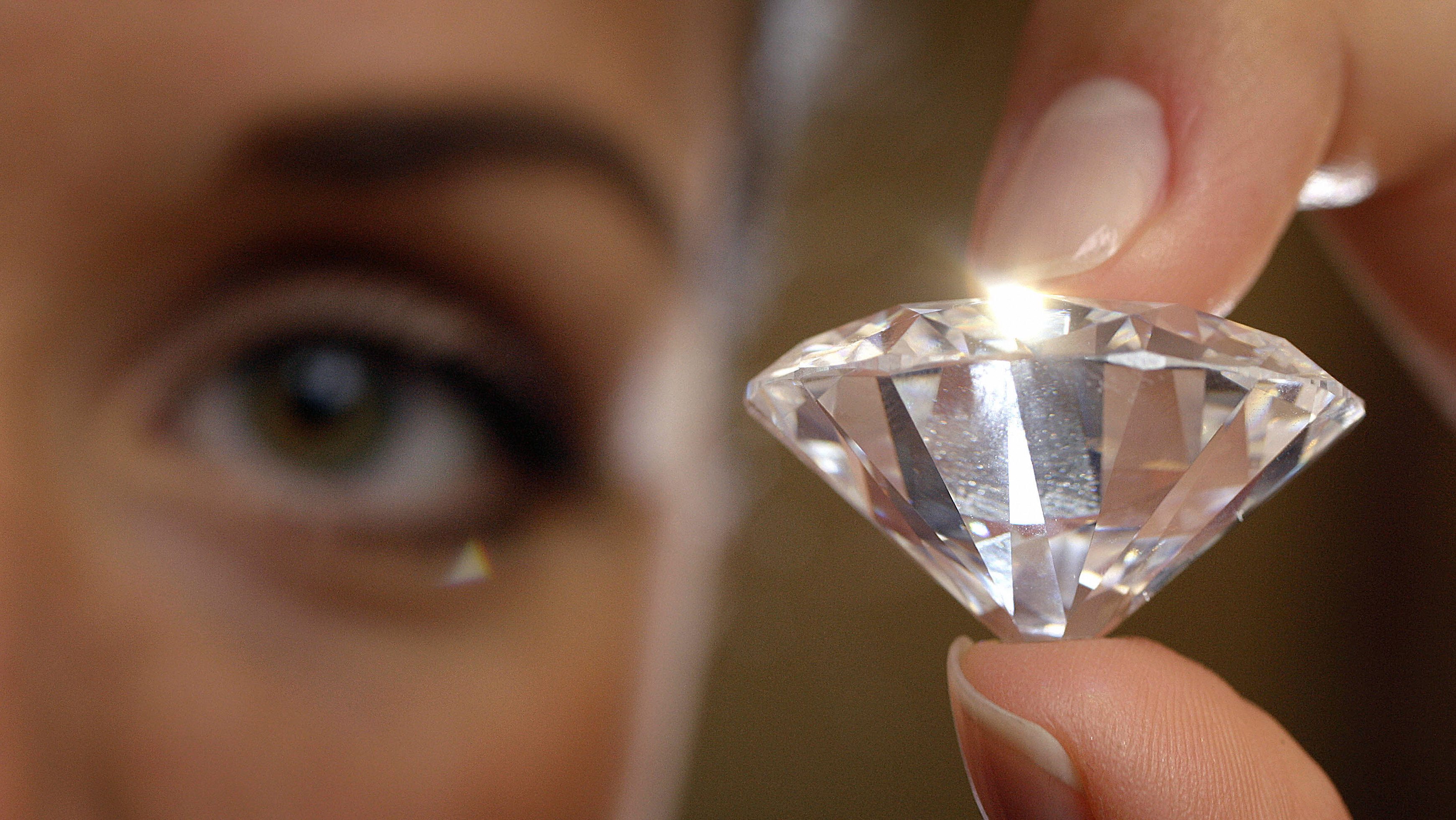 A large diamond.