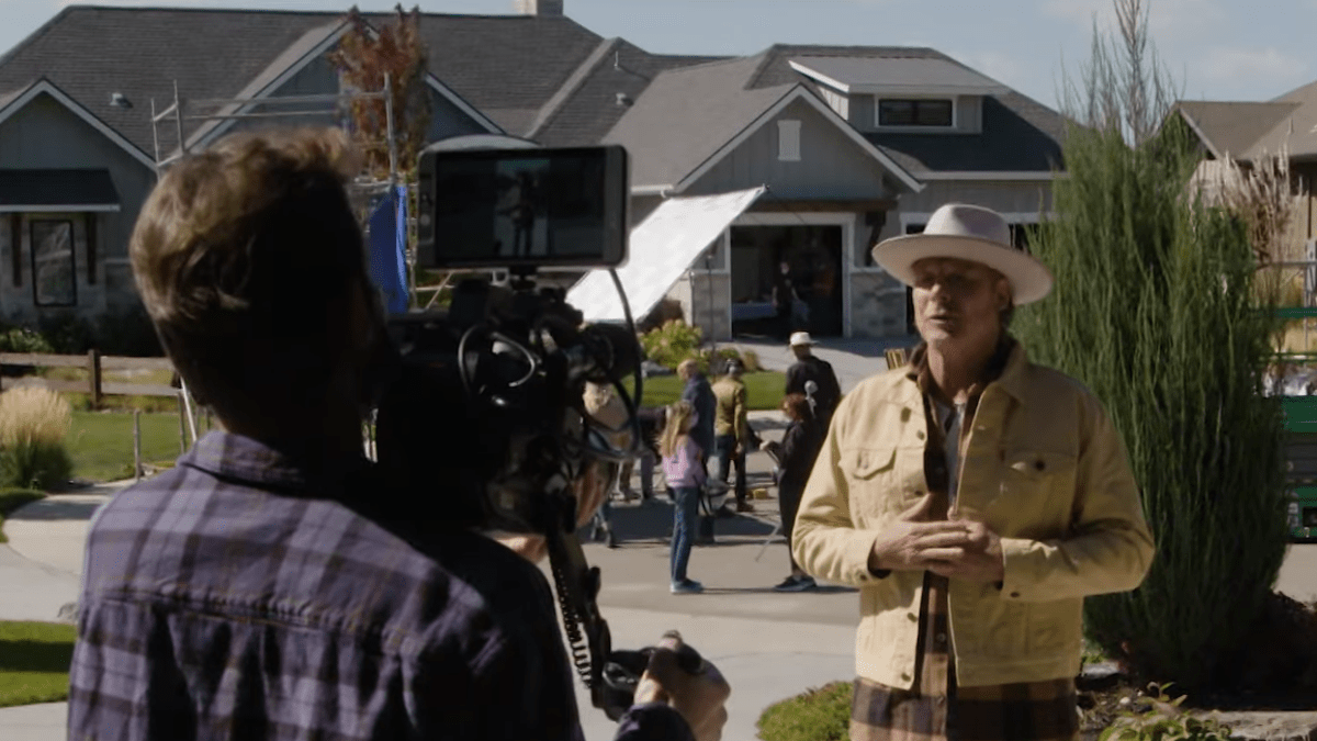 Ty Pennington behind the scenes of Rock the Block