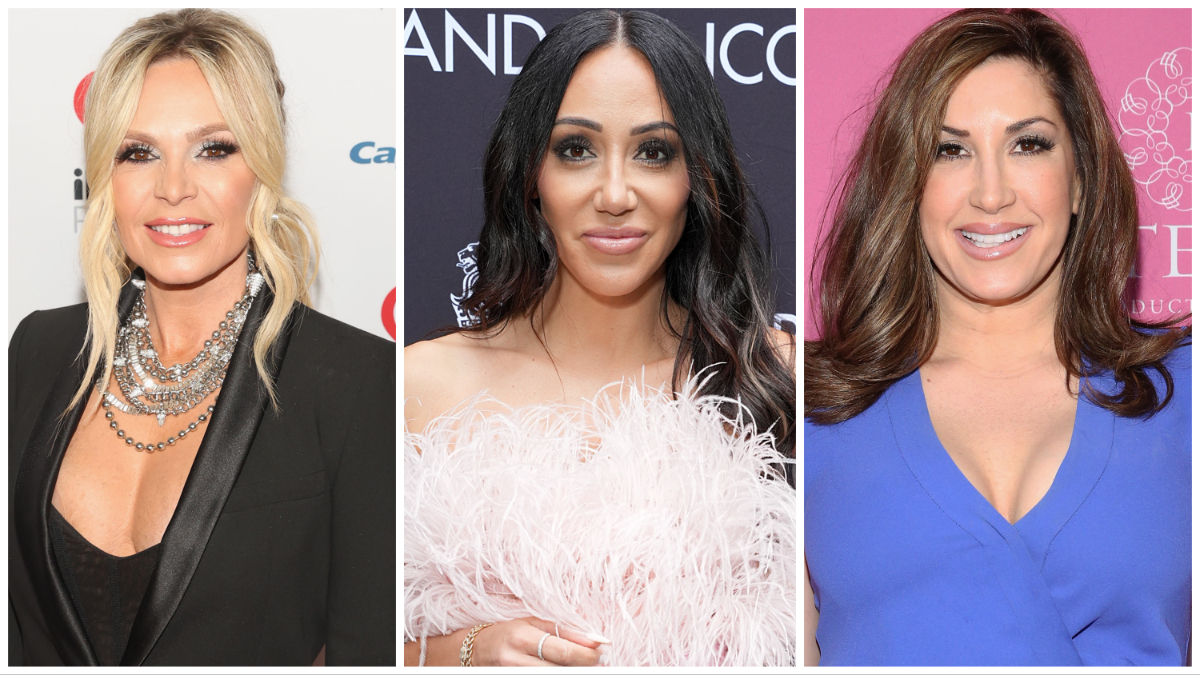 Tamra Judge, Melissa Gorga, and Jacqueline Laurita.