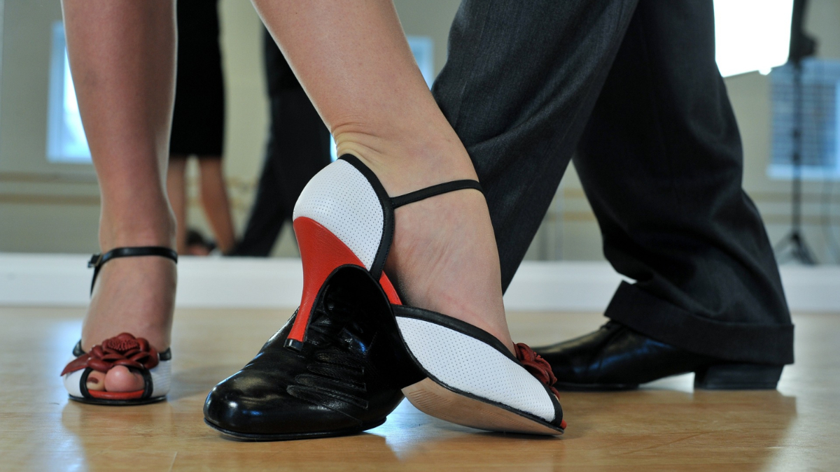 Dancers feet.