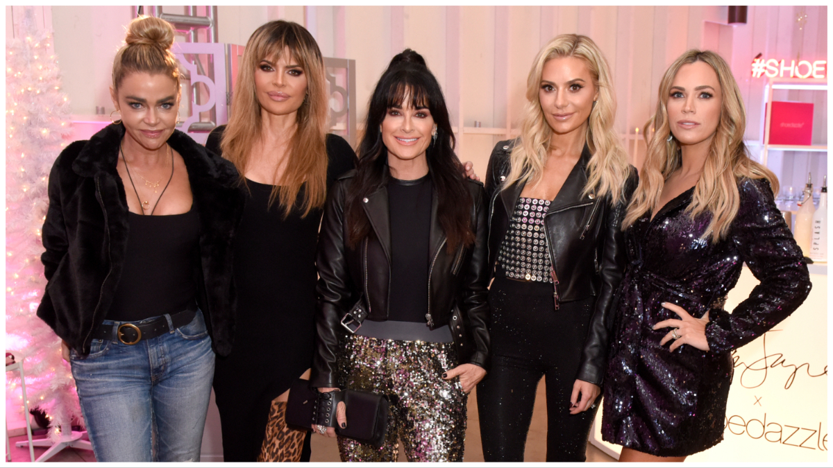 Denise Richards, Lisa Rinna, Kyle Richards, Dorit Kemsley, and Teddi Mellencamp in 2019.