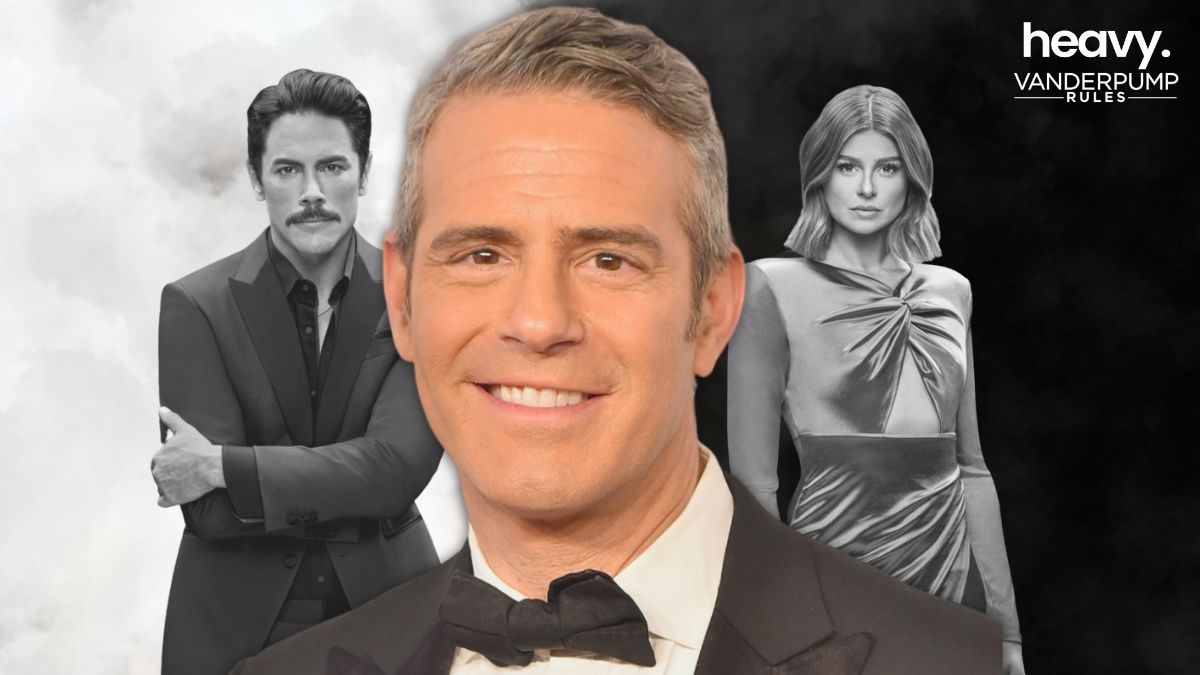 Tom Sandoval, Andy Cohen, Raquel Leviss.