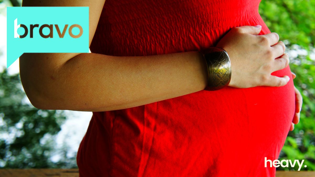 A baby bump.