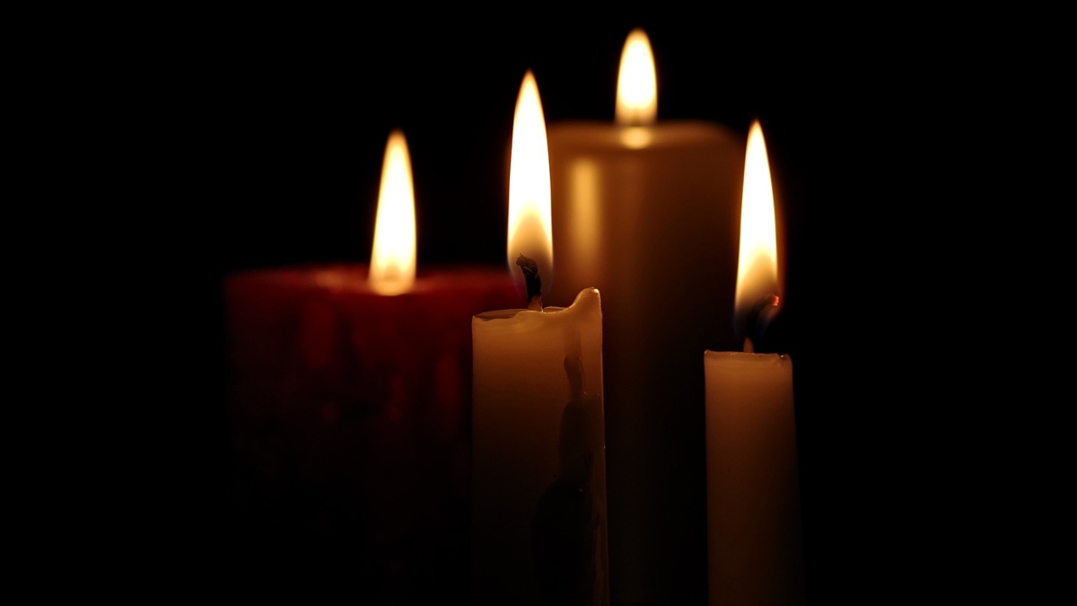 Candles burning