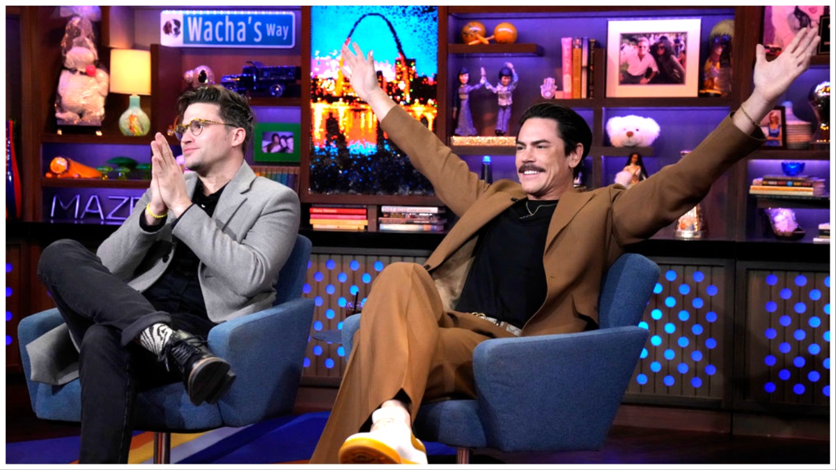 Tom Sandoval and Tom Schwartz on "Watch What Happens Live."