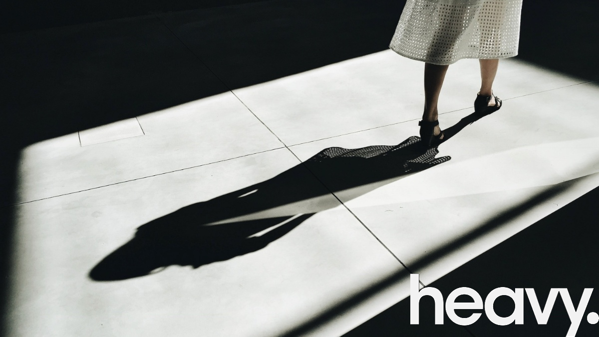 A shadow.