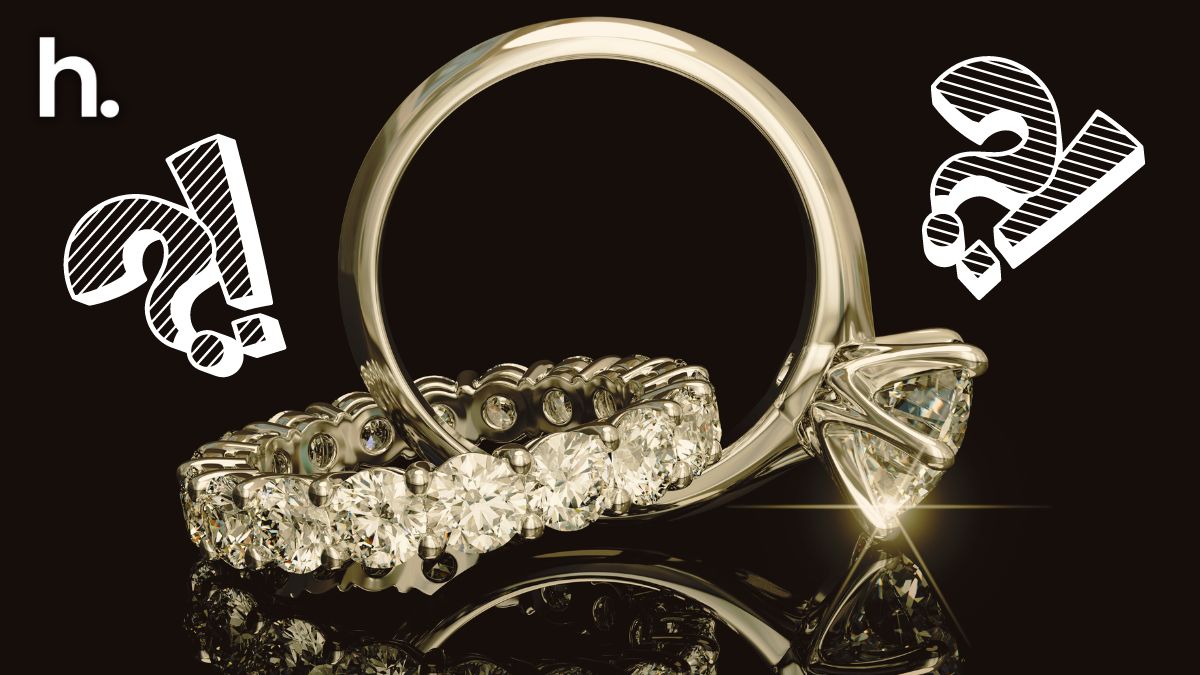 wedding rings.