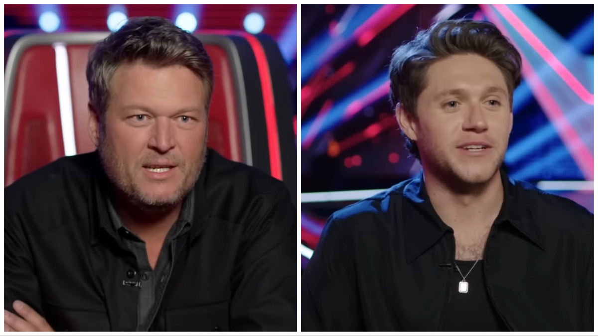 Blake Shelton and Niall Horan
