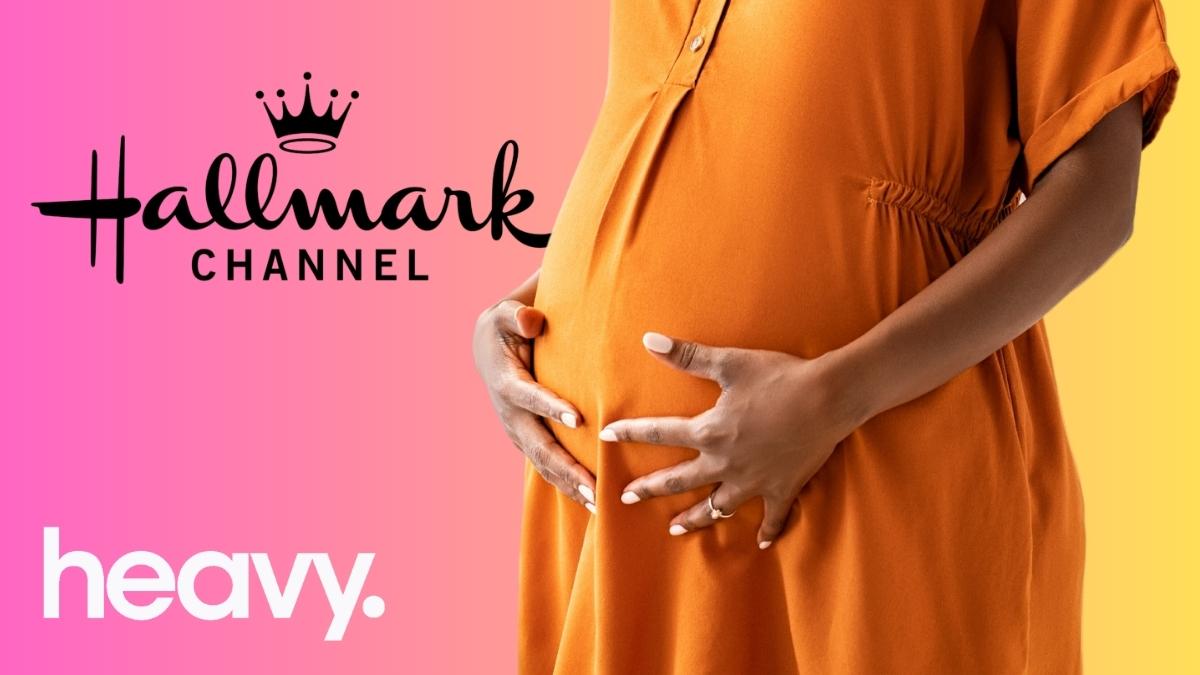 A Hallmark star is sharing her baby bump photos.