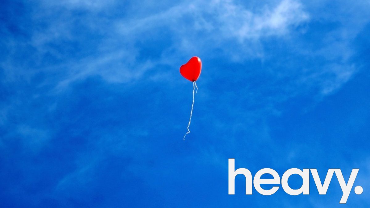 A heart balloon.