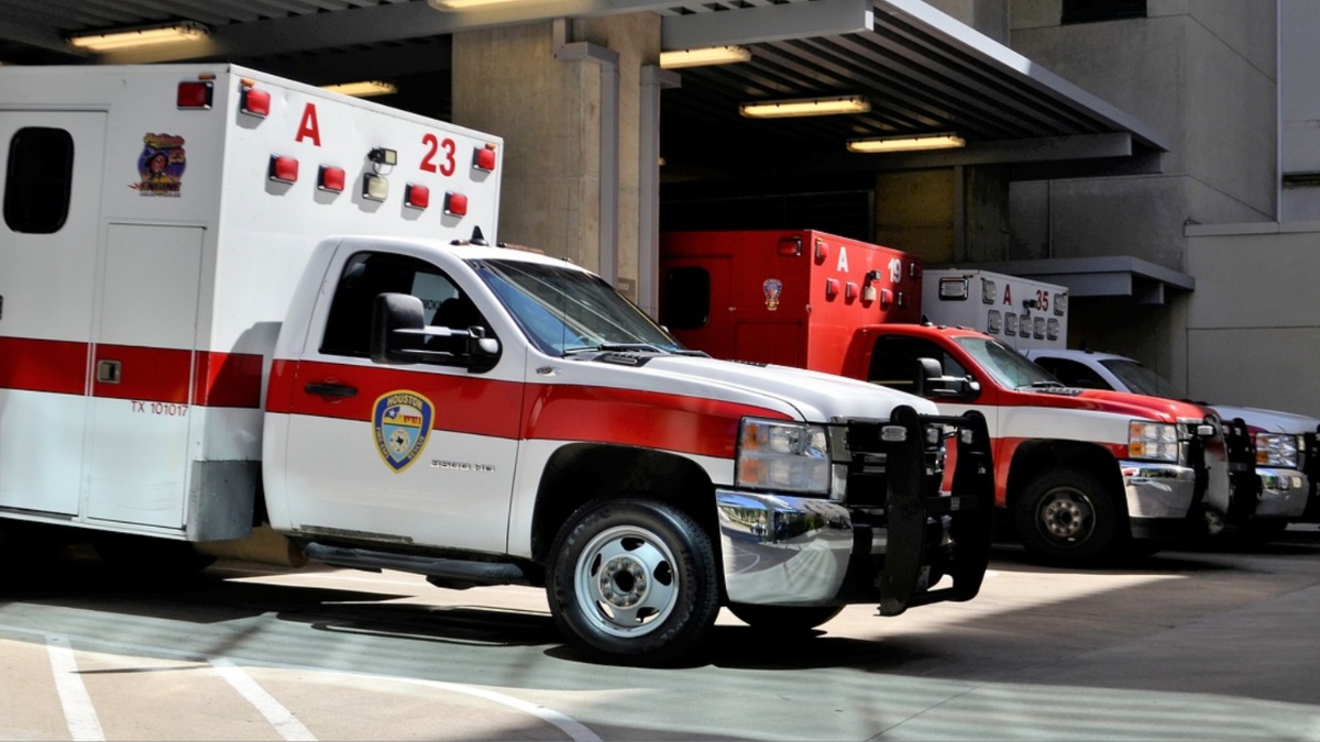 Ambulances.