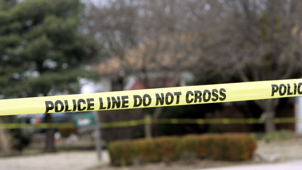 Police tape.