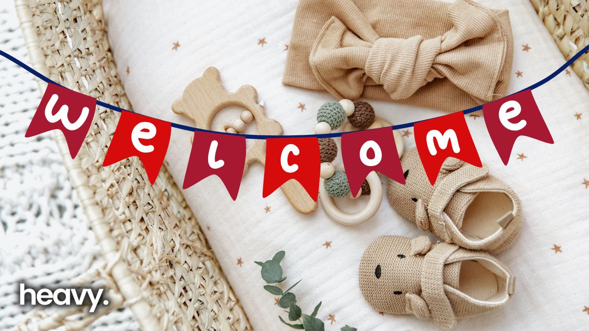 A welcome sign.