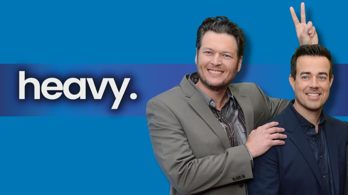 Blake Shelton and Carson Daly