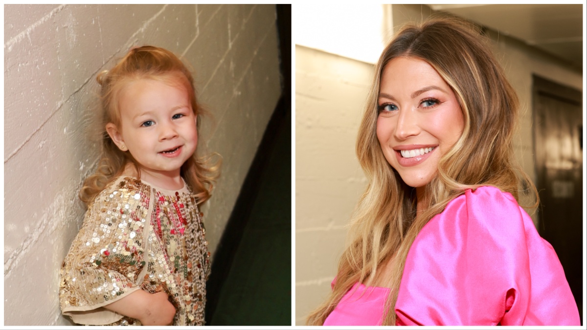 Hartford and Stassi pose at an event