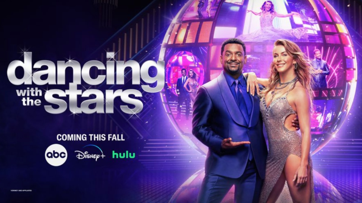 Alfonso Ribeiro and Julianne Hough.