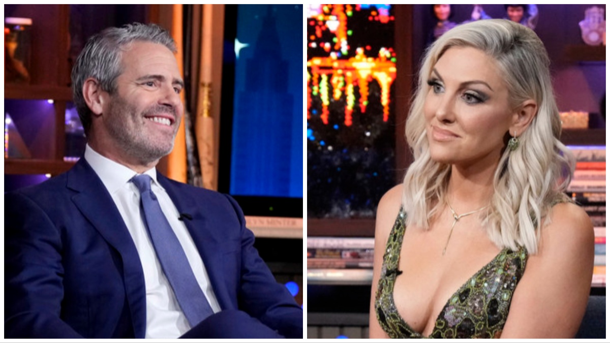 Andy Cohen and Gina Kirschenheiter.