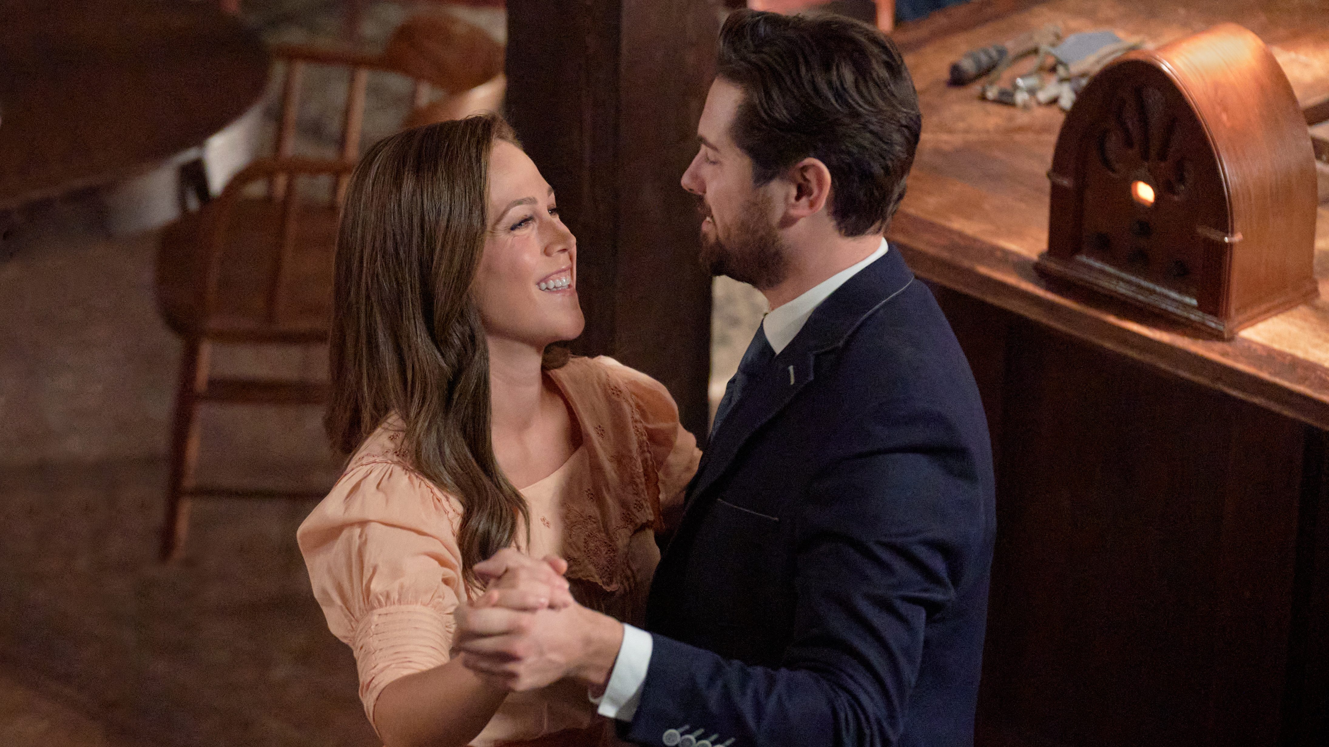 Elizabeth and Lucas on "When Calls the Heart"