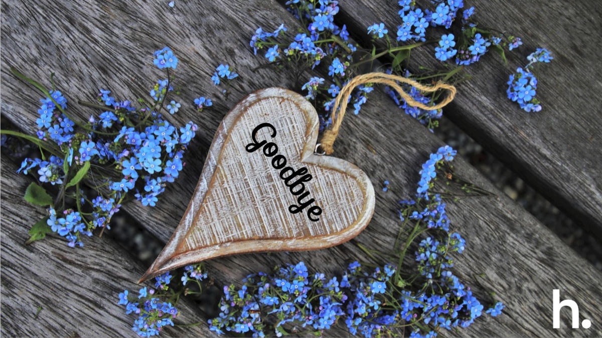 A heart and flowers.