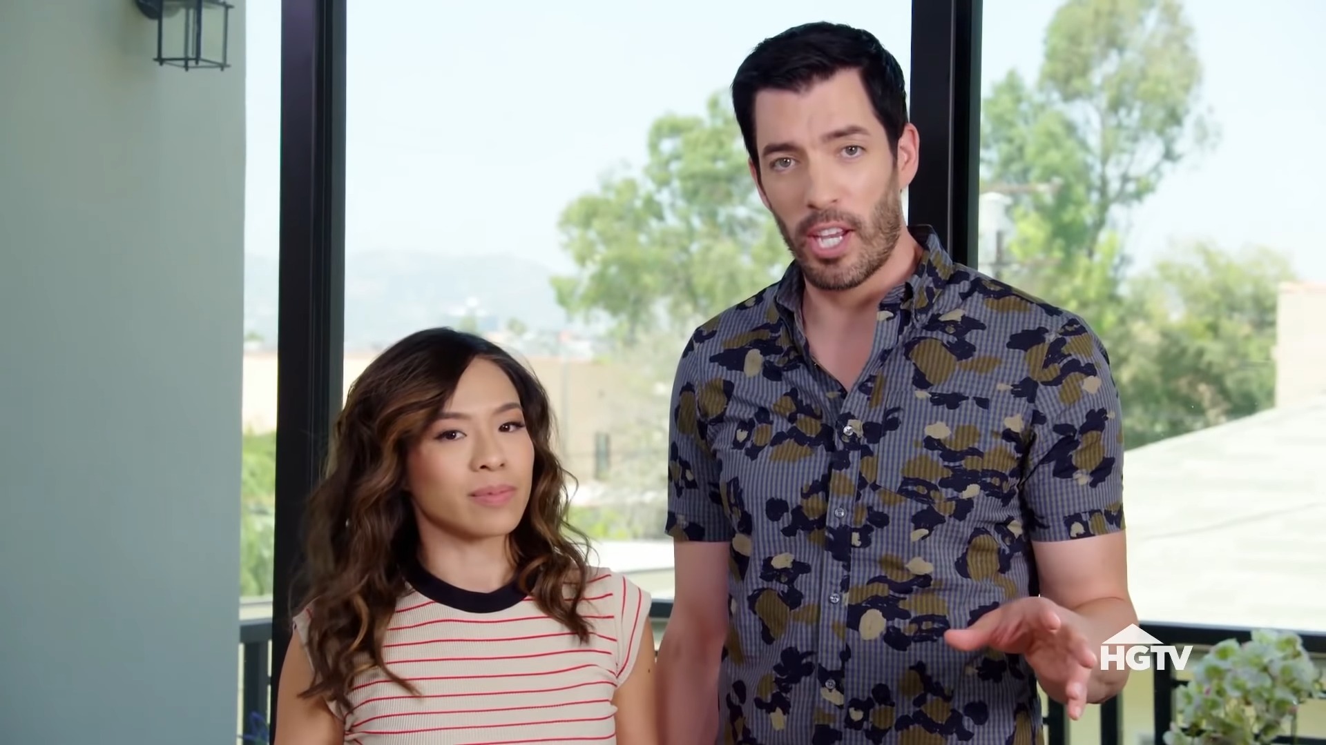 Linda Phan and Drew Scott