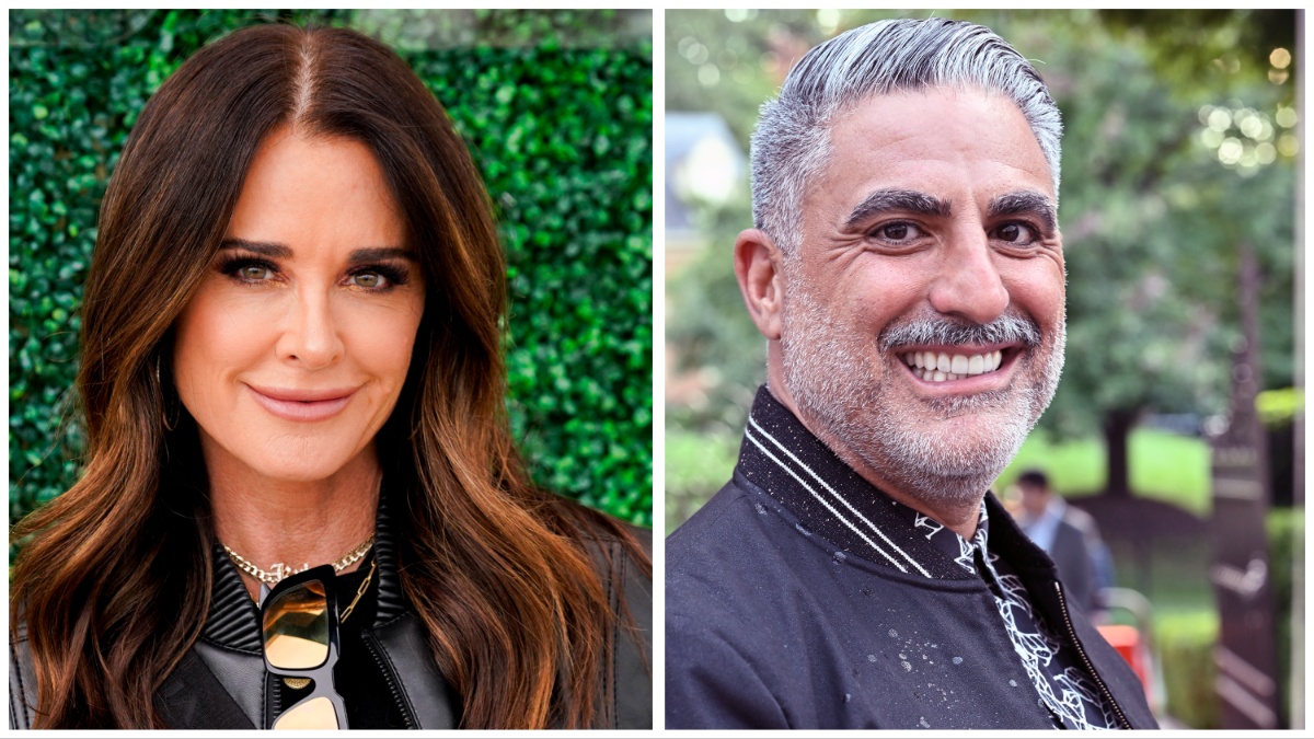 Kyle Richards and Reza Farahan.