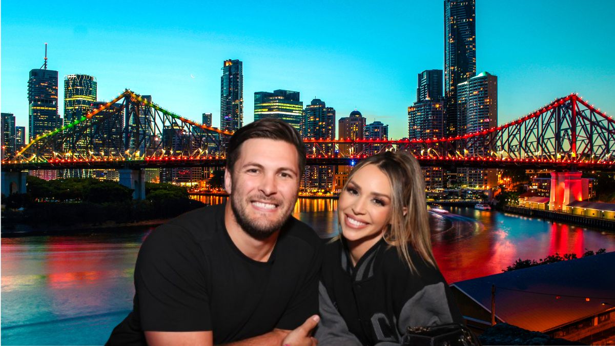 Brock Davies and Scheana Shay