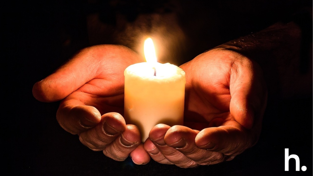 A candle.