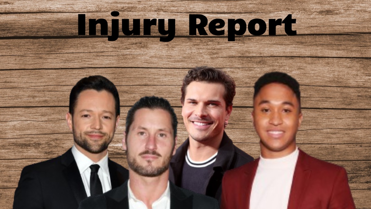 Pasha Pashkov, Val Chmerkovskiy, Gleb Savchenko, and Brandon Armstrong.
