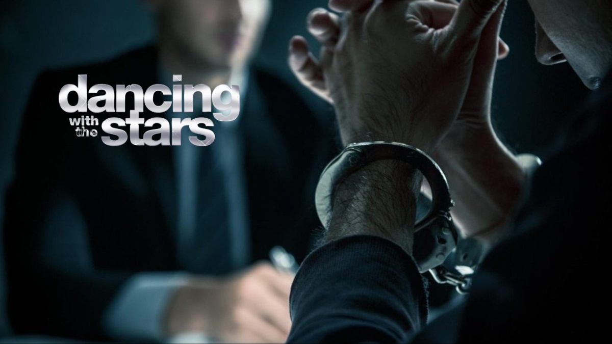 A man wearing handcuffs.