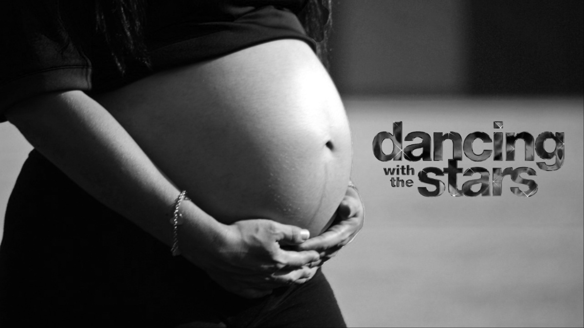 A baby bump.