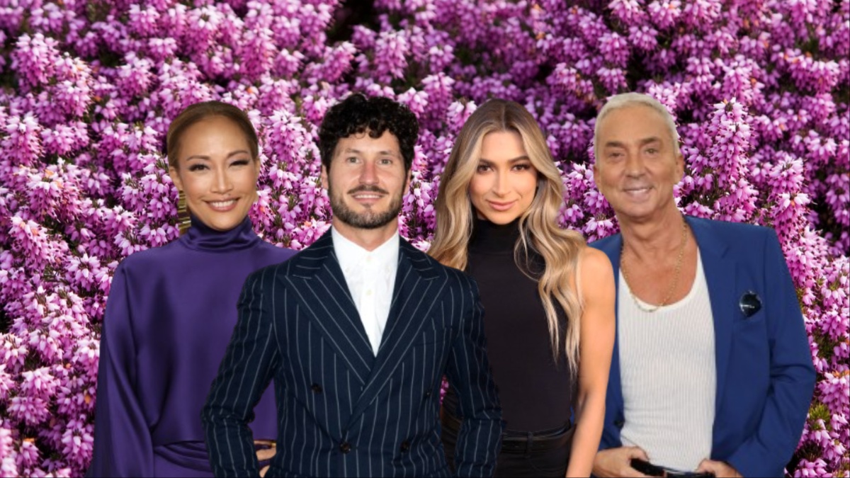 Carrie Ann Inaba, Val Chmerkovskiy, Daniella Karagach, and Bruno Tonioli.