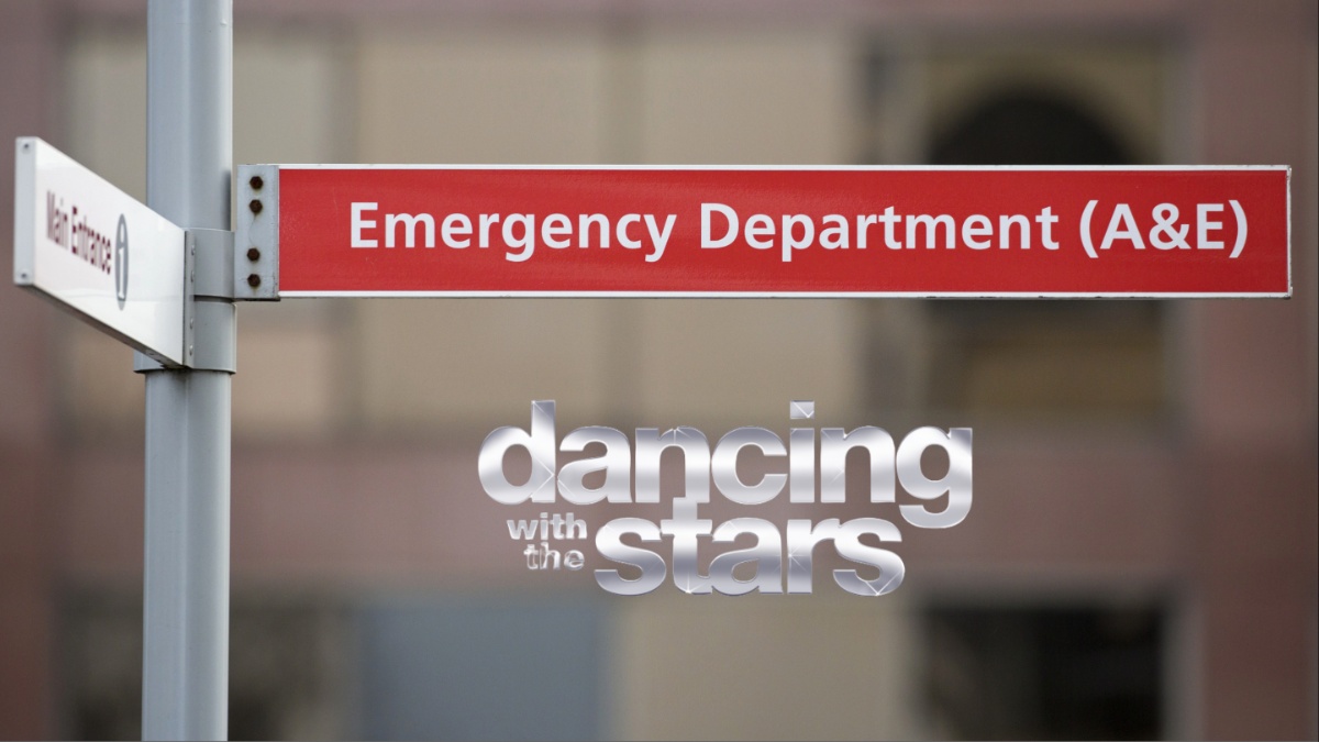 Emergency department sign.