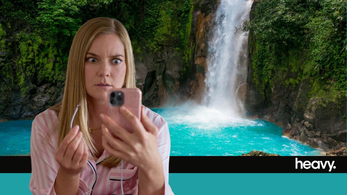 Cindy Busby had a stunt double.