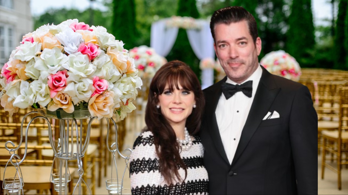 Zooey Deschanel and Jonathan Scott.